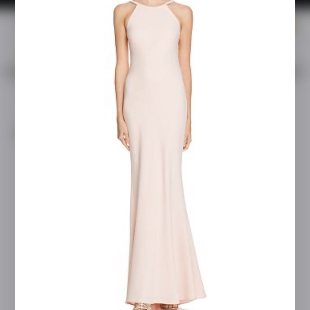 AQUA scoop back dress